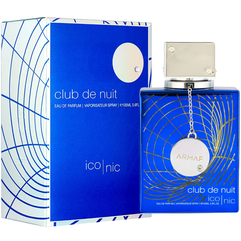 Armaf Club de Nuit Blue Iconic top notes graph, refreshing citrus-mint opening.