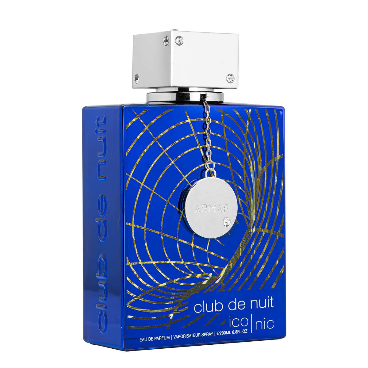 Armaf Club De Nuit Iconic Blue bottle close-up for day-to-day confidence.