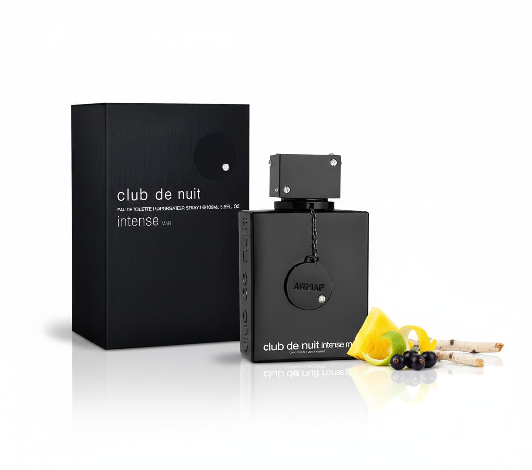 ARMAF Club de Nuit Intense Man bottle front view for versatile wear