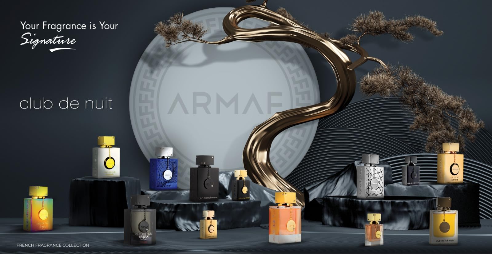 Armaf Club De Nuit Intense Man label detail communicates quality and heritage