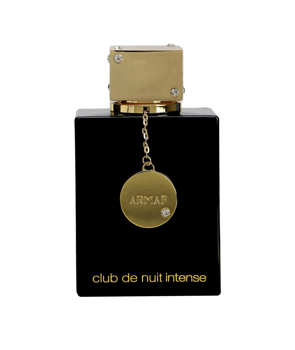 Armaf Club De Nuit Intense Woman bottle close-up for bold evening wear.