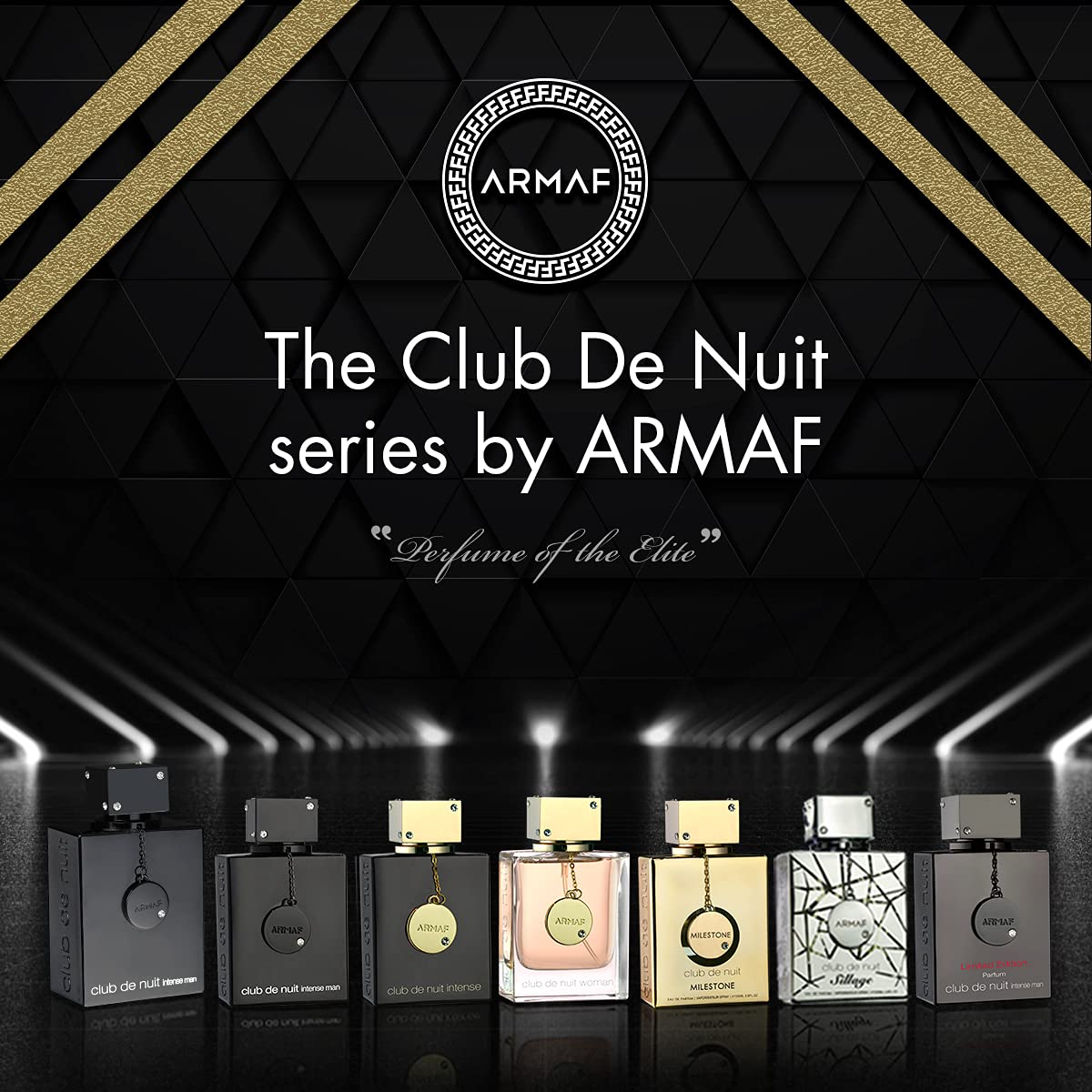 Armaf Club De Nuit Intense label on bottle signals premium quality.
