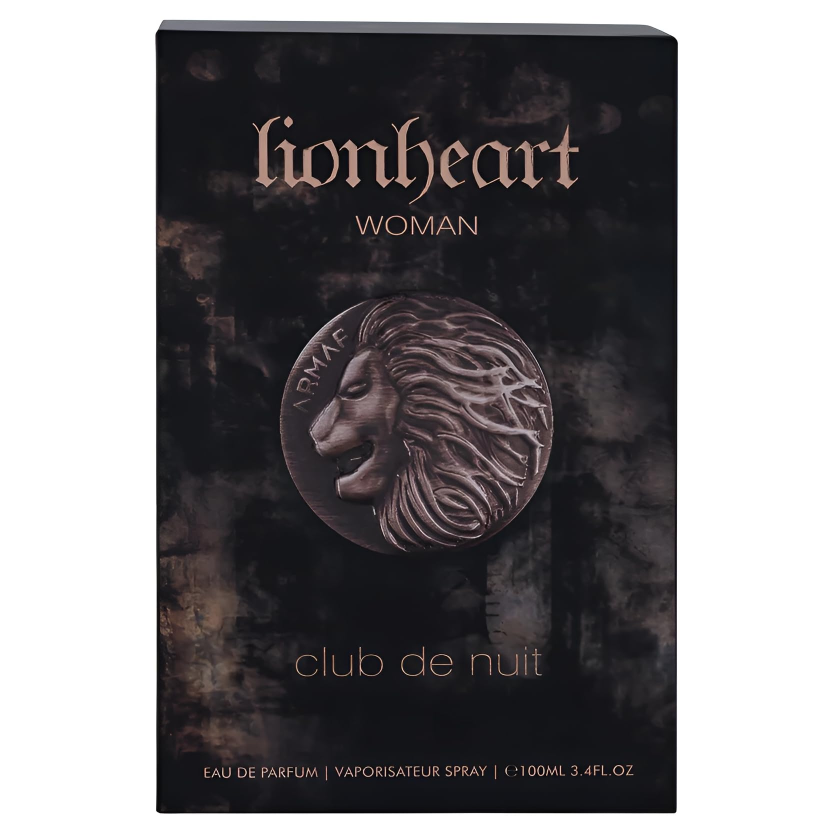 Armaf Club De Nuit Lionheart outer carton with premium design