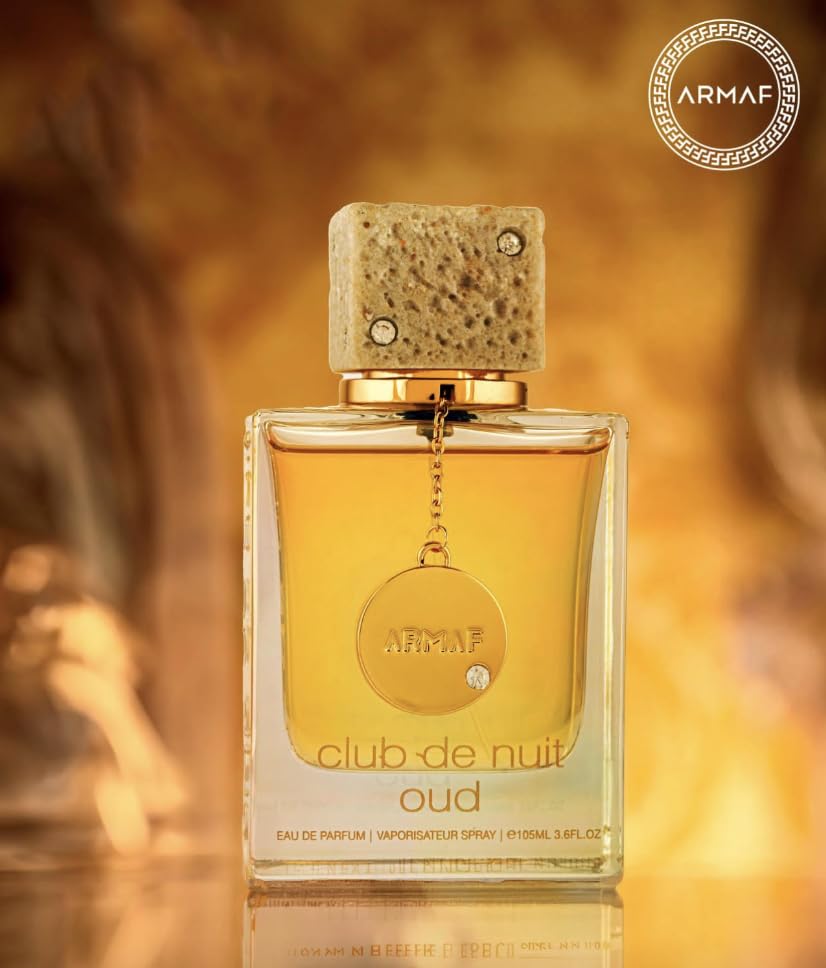 Armaf Club de Nuit Oud packaging box conveys luxury and unboxing appeal