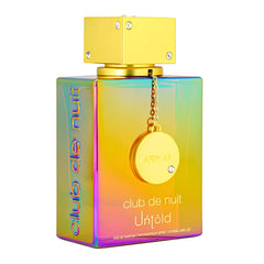 Armaf Club De Nuit Untold top notes saffron and jasmine for a bold opening.