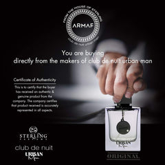 Armaf Club De Nuit Urban packaging box, ready for gifting and retail display.
