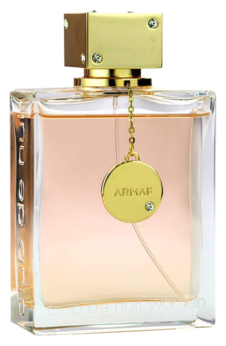 Armaf Club de Nuit for Women bottle front showcases sleek design for everyday elegance