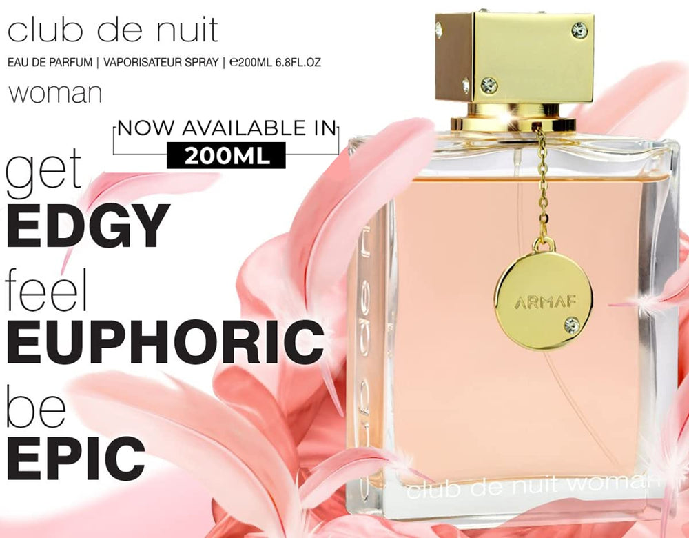 Armaf Club de Nuit for Women packaging box highlights premium presentation