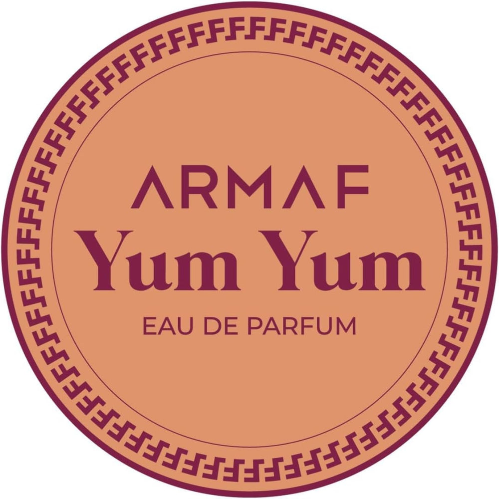 Armaf Delights Yum Yum floral heart detail suggests refined femininity and sophistication.