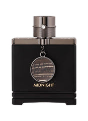 Armaf Dubai Nights Midnight for Men bottle front view, showcasing a bold evening fragrance.