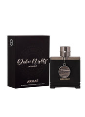 Armaf Dubai Nights Midnight cap close-up, suggesting lasting scent for nights out.