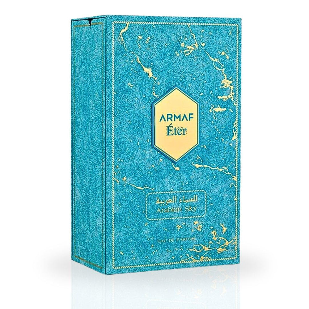ARMAF Eter Arabian Sky base notes provide lasting depth and allure.