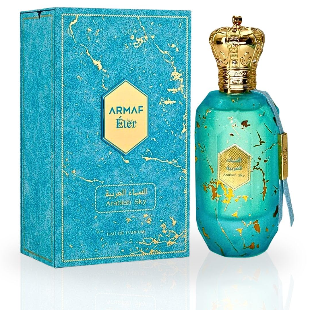 ARMAF Eter Arabian Sky top notes evoke fresh citrus energy for daily wear.