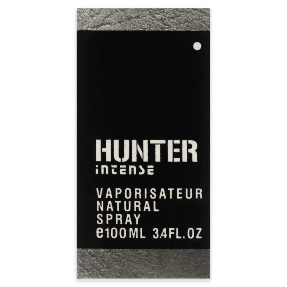Armaf Hunter Intense bottle with glass for evening wear and style