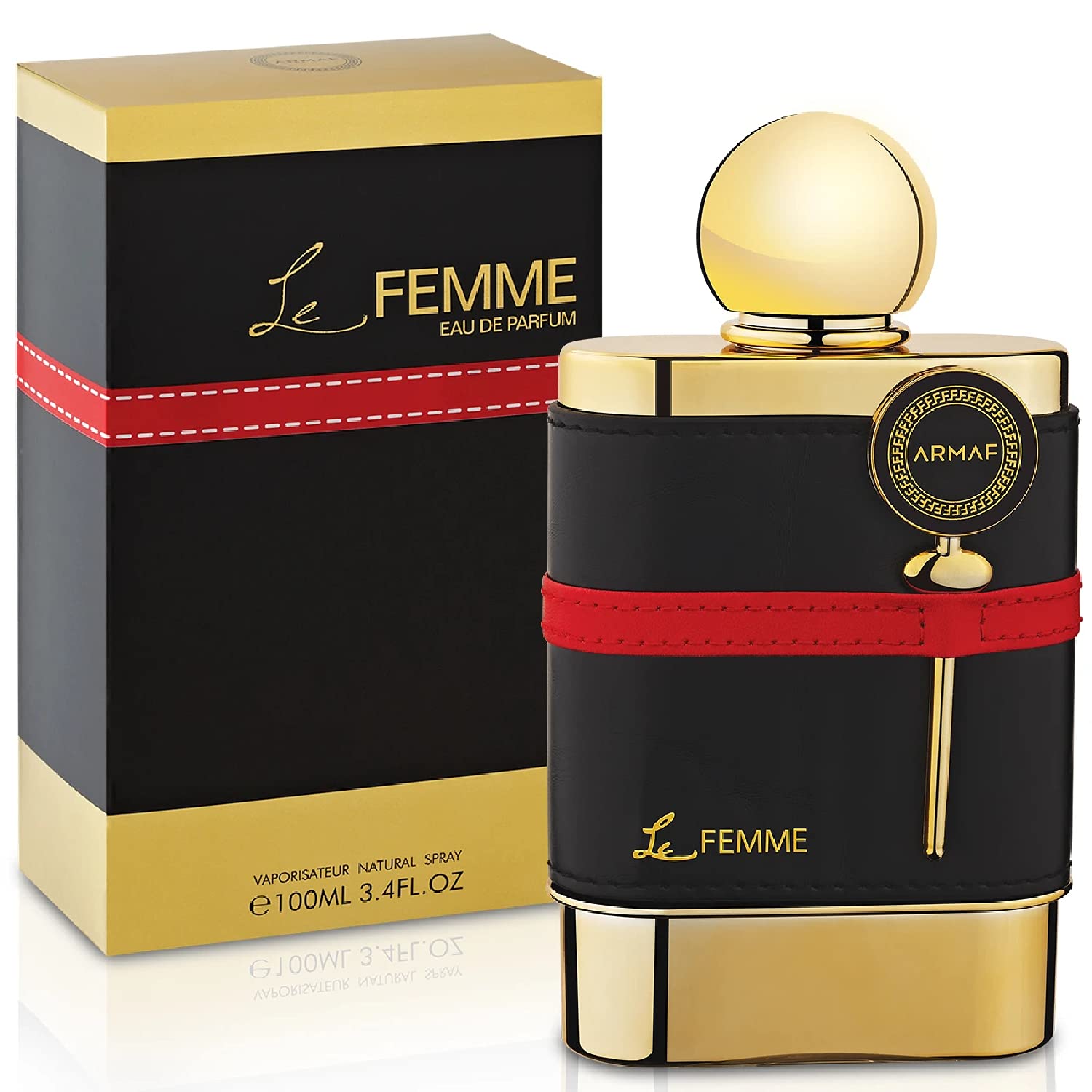 Armaf Le Femme spray application for versatile day-to-night wear.