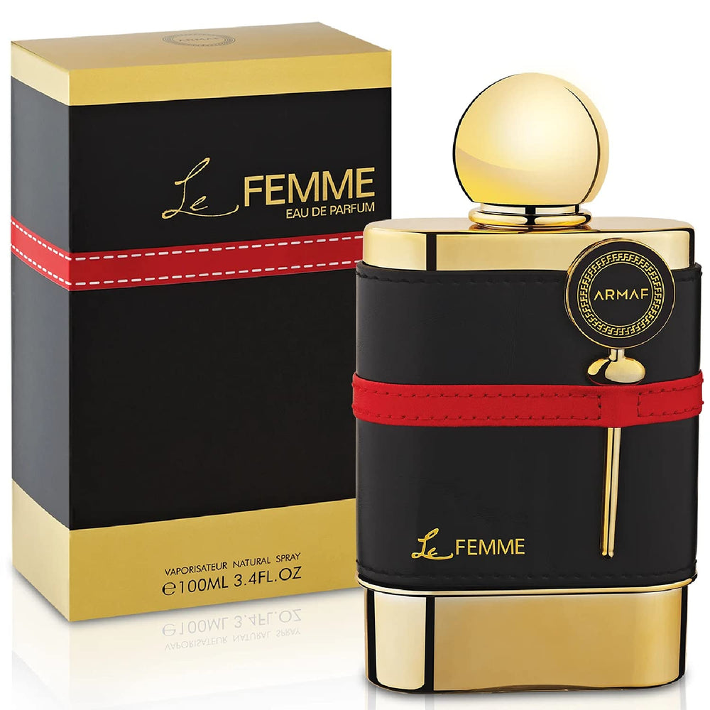 Armaf Le Femme spray application for versatile day-to-night wear.