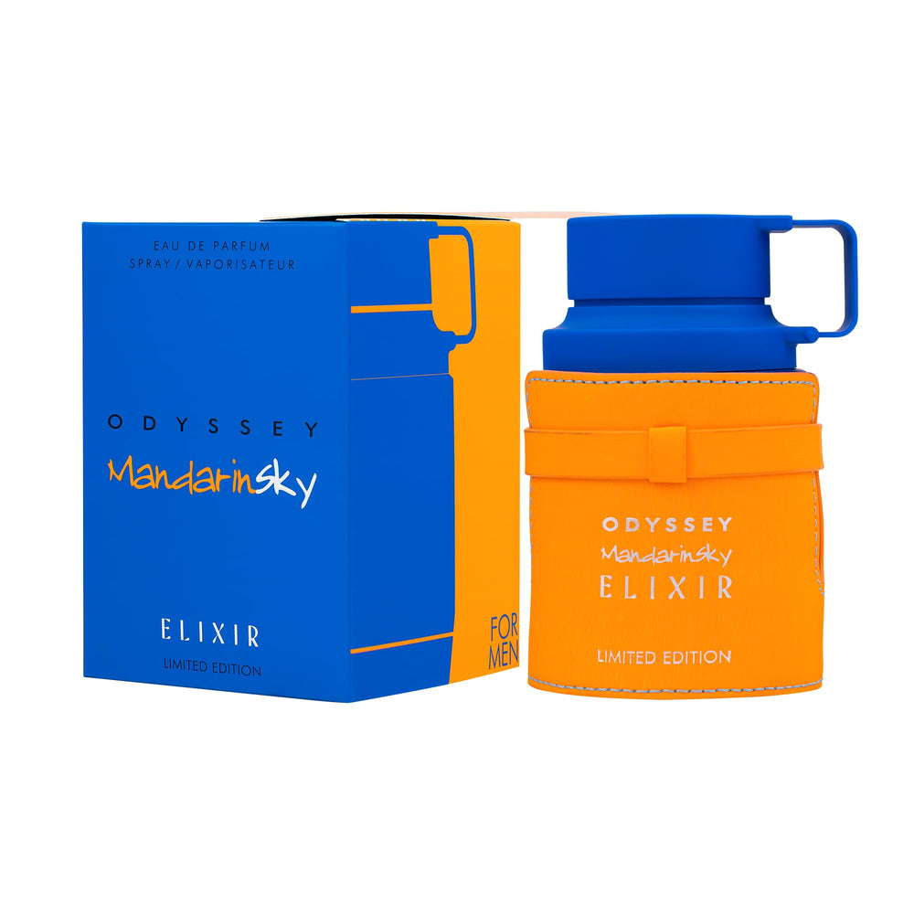 Armaf Mandarin Sky Elixir packaging highlights premium design and gifting potential.