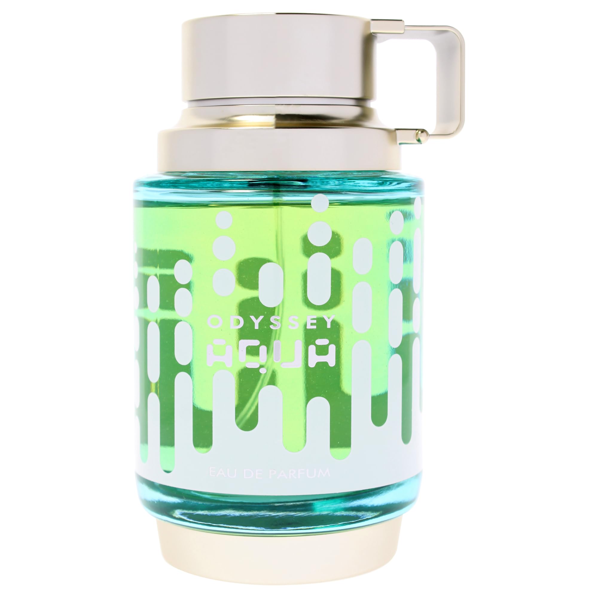 Armaf Odyssey Aqua Edition bottle cap; secure closure for travel-friendly scent.