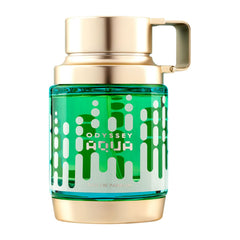 Armaf Odyssey Aqua EDP bottle highlighting premium design for refined evenings.