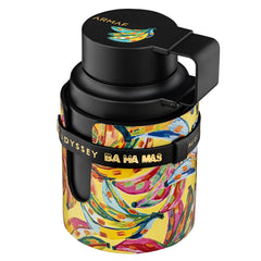 Armaf Odyssey Ba Ha Mas heart notes close-up highlighting aquatic florals and woody warmth.