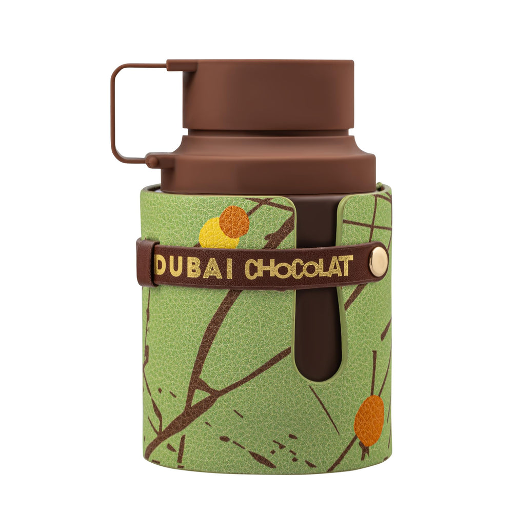 Armaf Odyssey Dubai Chocolat Gourmand Edition bottle front view, ideal for evening wear.