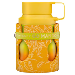 Armaf Odyssey Go Mango bottle, tropical scent ideal for daytime wear.