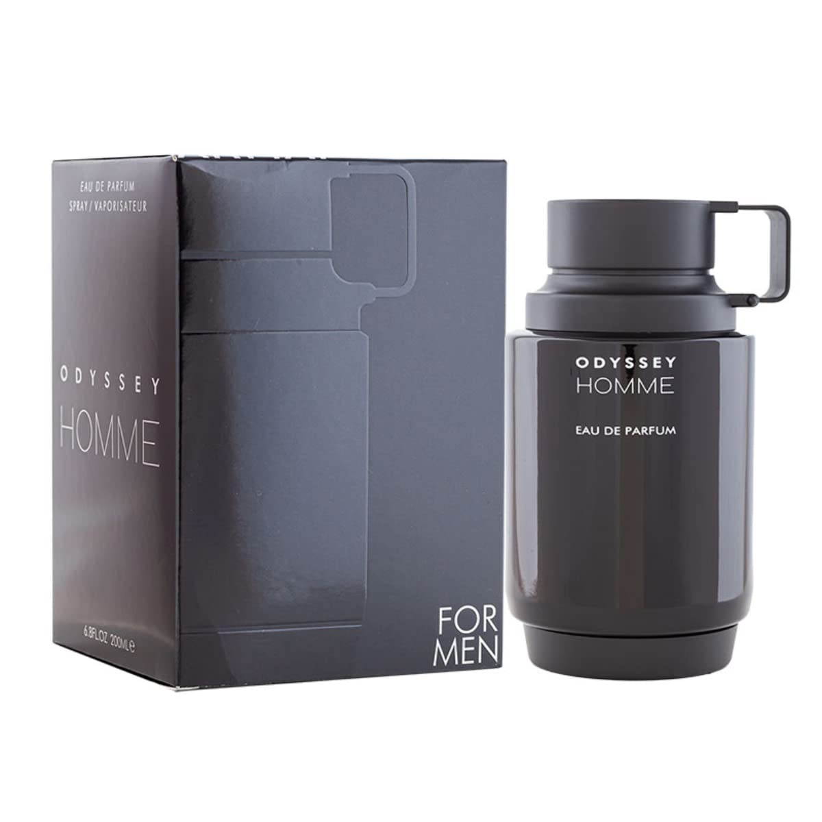 Armaf Odyssey Homme packaging box showcases premium design ideal for gifting or personal indulgence.