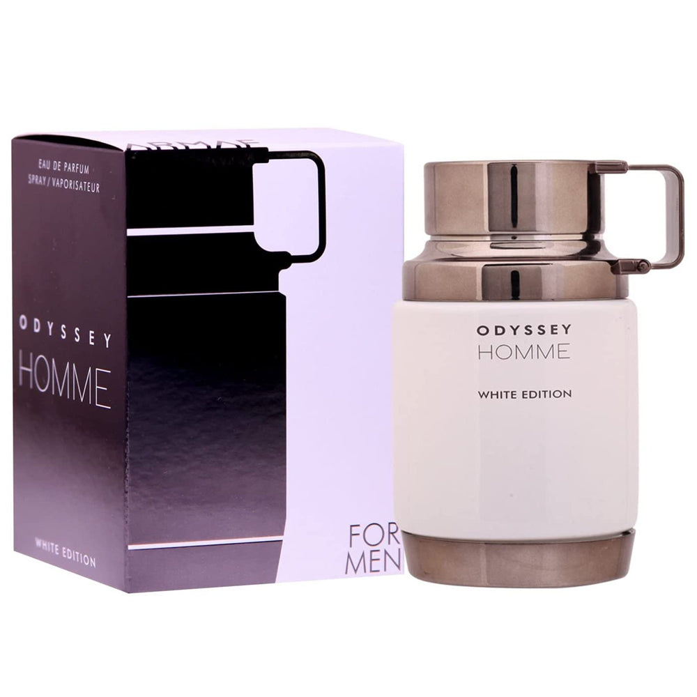 Armaf Odyssey Homme White Edition packaging premium design for gifting