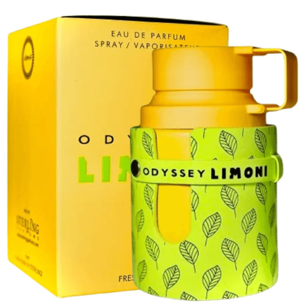 Armaf Odyssey Limoni Fresh bottle, versatile unisex fragrance for daily wear.