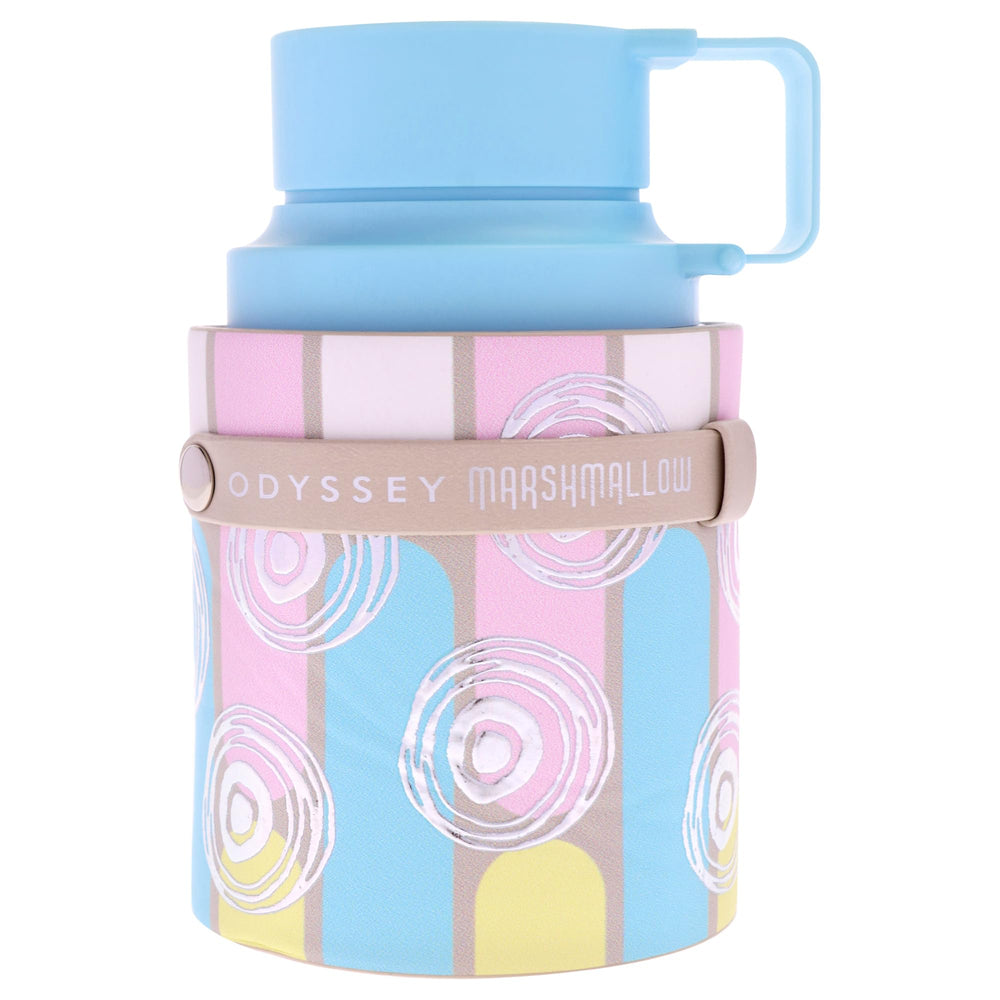 Odyssey Marshmallow Gourmand Edition packaging showcases vanilla warmth.