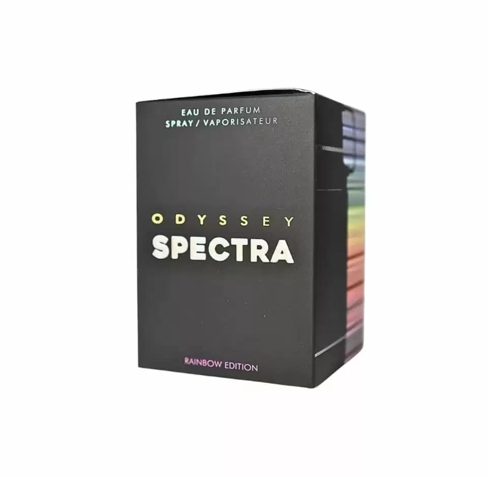 Armaf Odyssey Spectra Rainbow Edition top view captures upscale aesthetics for gifting