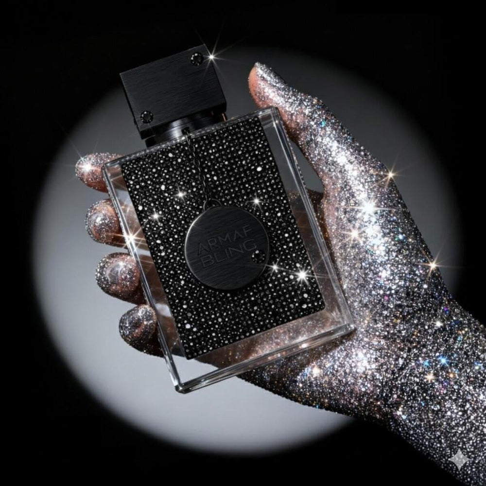 Armaf Bling label view hints versatile wear from day to night.