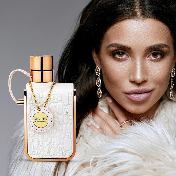 Armaf Tag Her floral note close-up hints at Neroli and Jasmine elegance