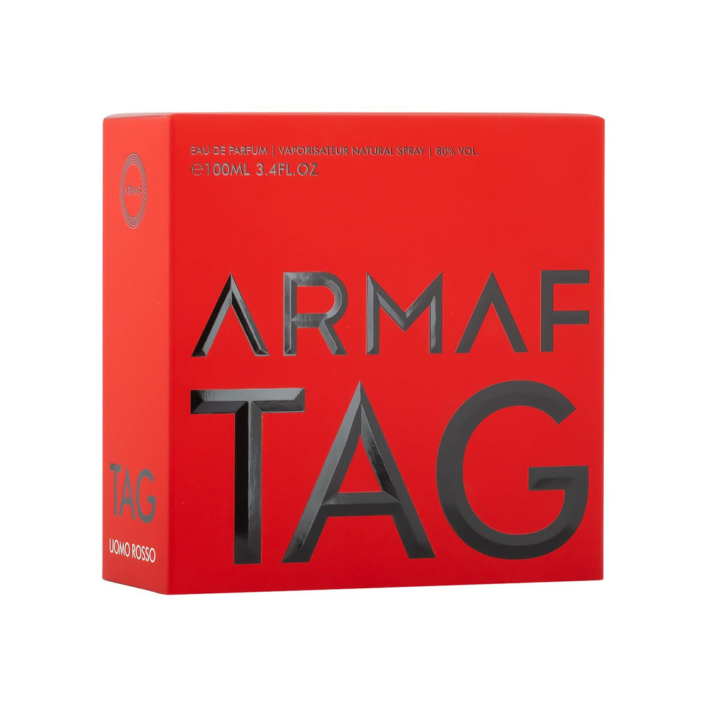 Armaf Tag Him Ummo Rosso Red, spray action, long-lasting scent for date nights.