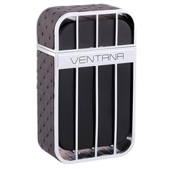 Ventana by Armaf bottle display showcasing a bold masculine fragrance for day and night wear.
