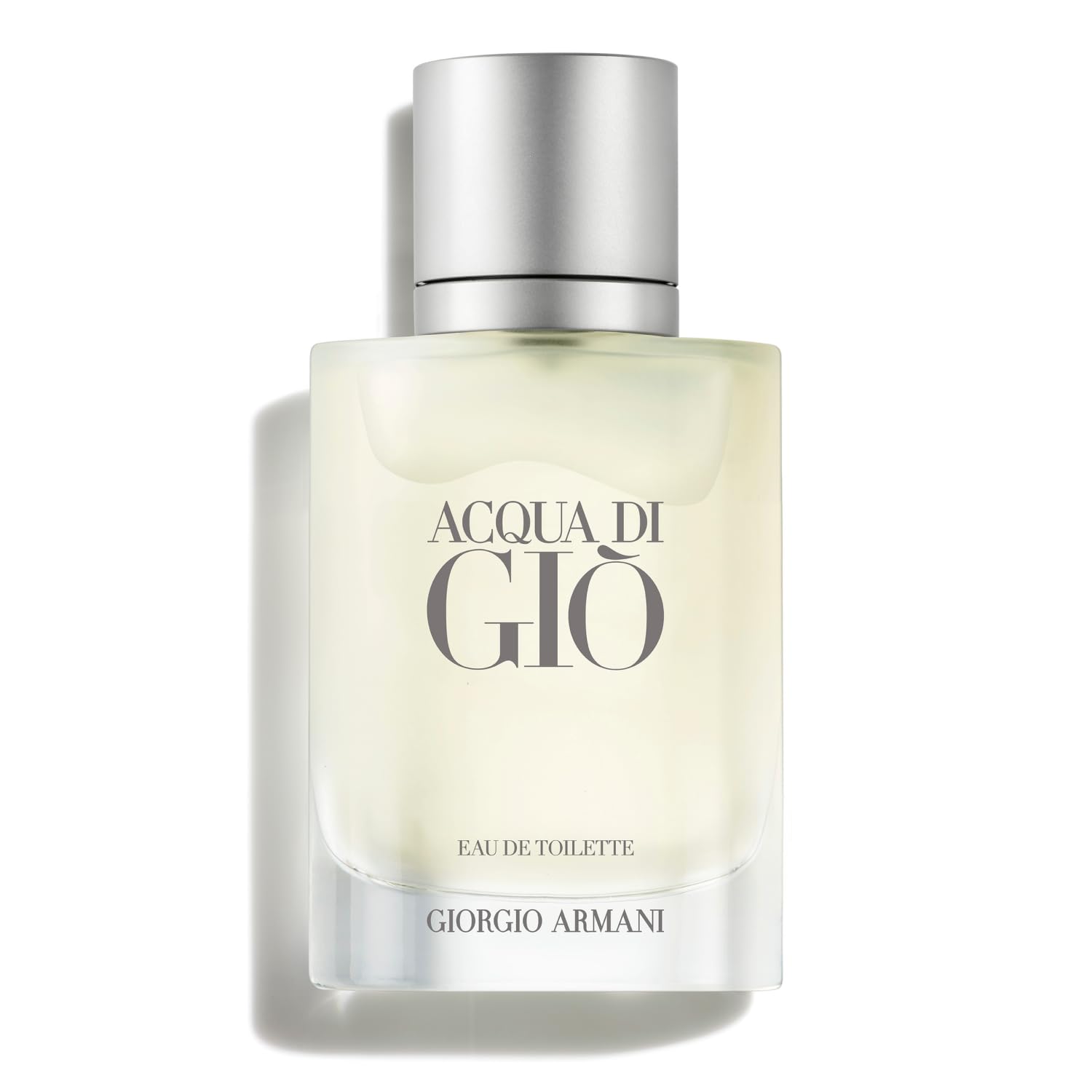 Armani Beauty Acqua di Gio bottle closeup highlights fresh citrus notes and premium design.