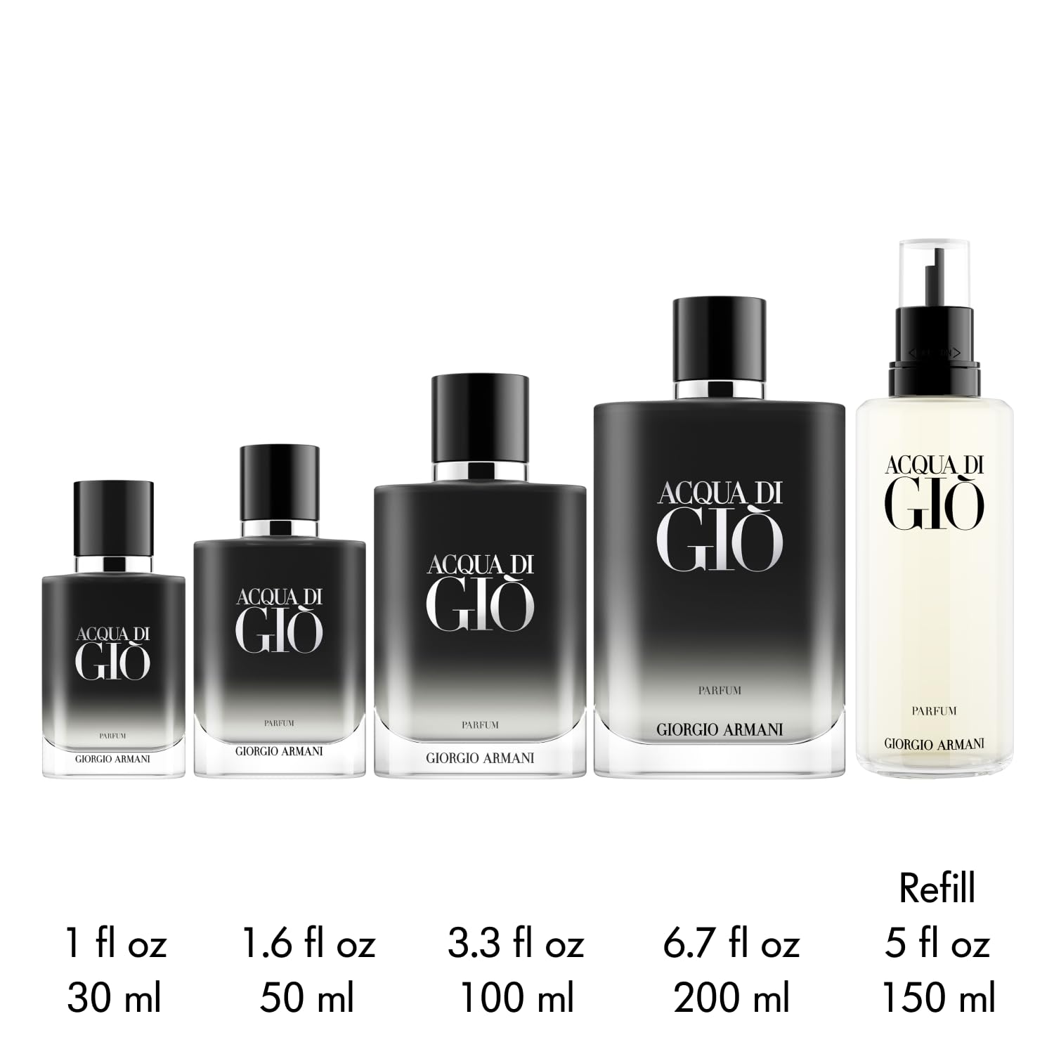 Lifestyle view of Acqua di Gio Parfum on a vanity display.