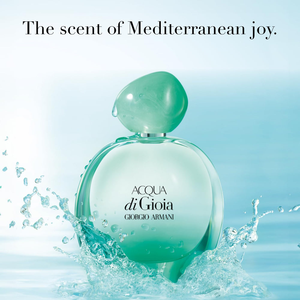 Armani Beauty Acqua di Gioia Intense perfume spray nozzle; quick, even application.