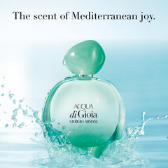 Armani Beauty Acqua di Gioia Intense perfume spray nozzle; quick, even application.