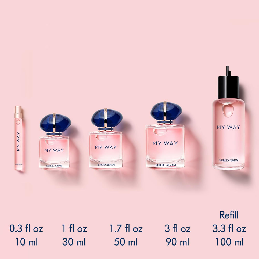 Armani Beauty My Way heart notes reveal floral elegance for daytime wear.