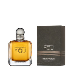Armani Beauty Stronger With You bottle cap close-up shows premium, durable design.