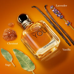 Armani Beauty Stronger With You Intensely bottle highlighting spicy amber power for evenings