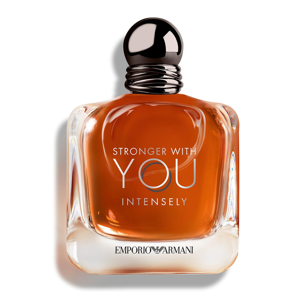Armani Beauty Stronger With You Intensely bottle cap evokes premium masculinity and durability