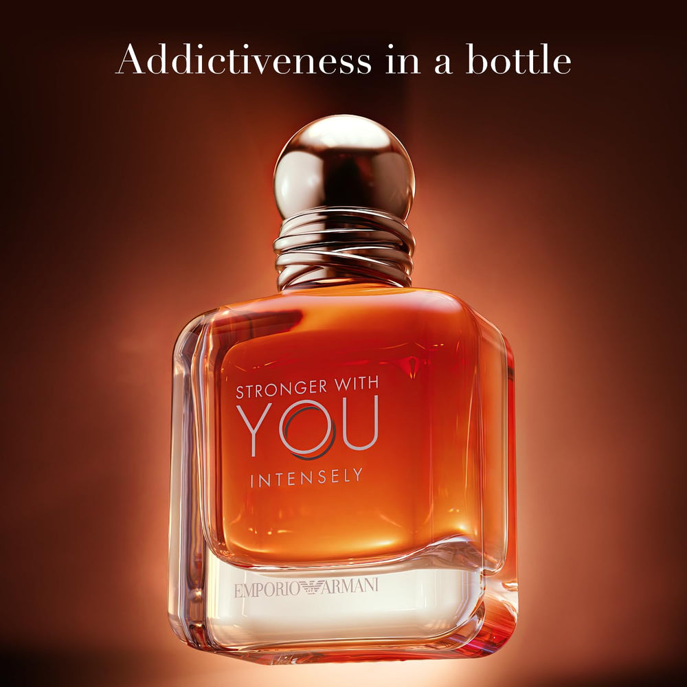Armani Beauty Stronger With You Intensely spray area shows even distribution for daily use