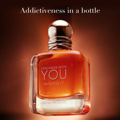 Armani Beauty Stronger With You Intensely spray area shows even distribution for daily use