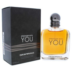 Armani Beauty Stronger With You packaging shot suggests gift-worthy appeal.