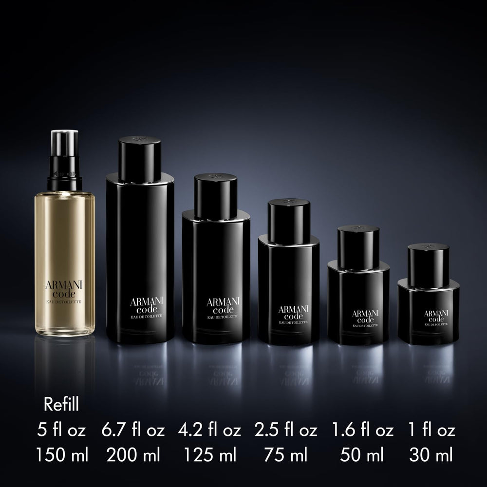 Armani Code EDT nozzle detail for even application around pulse points