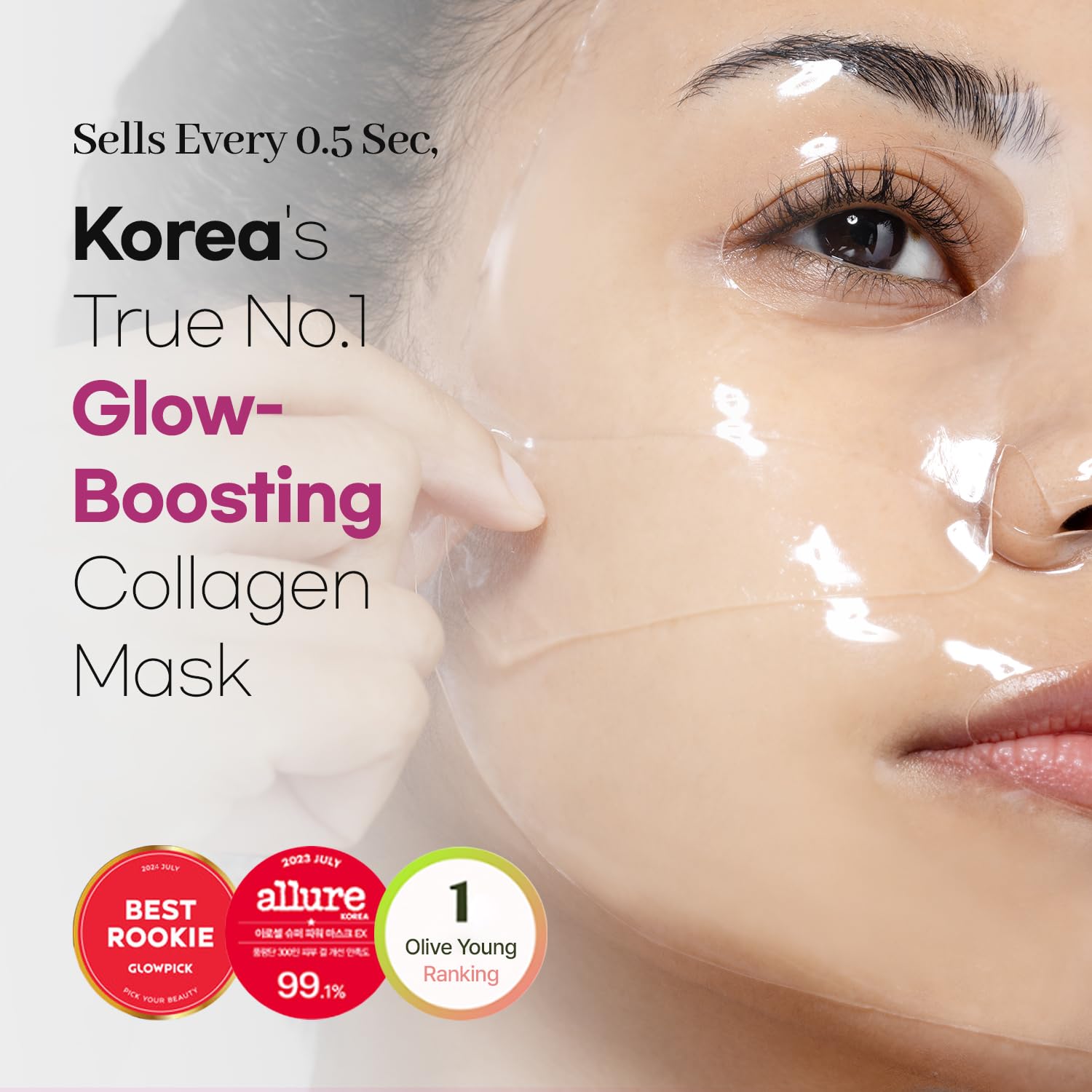 AROCELL Super Collagen Overnight Mask, aplicación nocturna, hidratación sostenida toda la noche