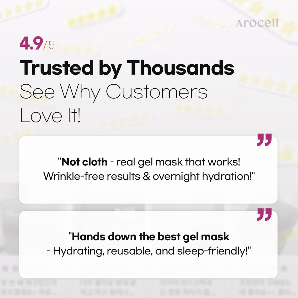 AROCELL Super Collagen Overnight Mask, brillo matutino y aspecto más radiante