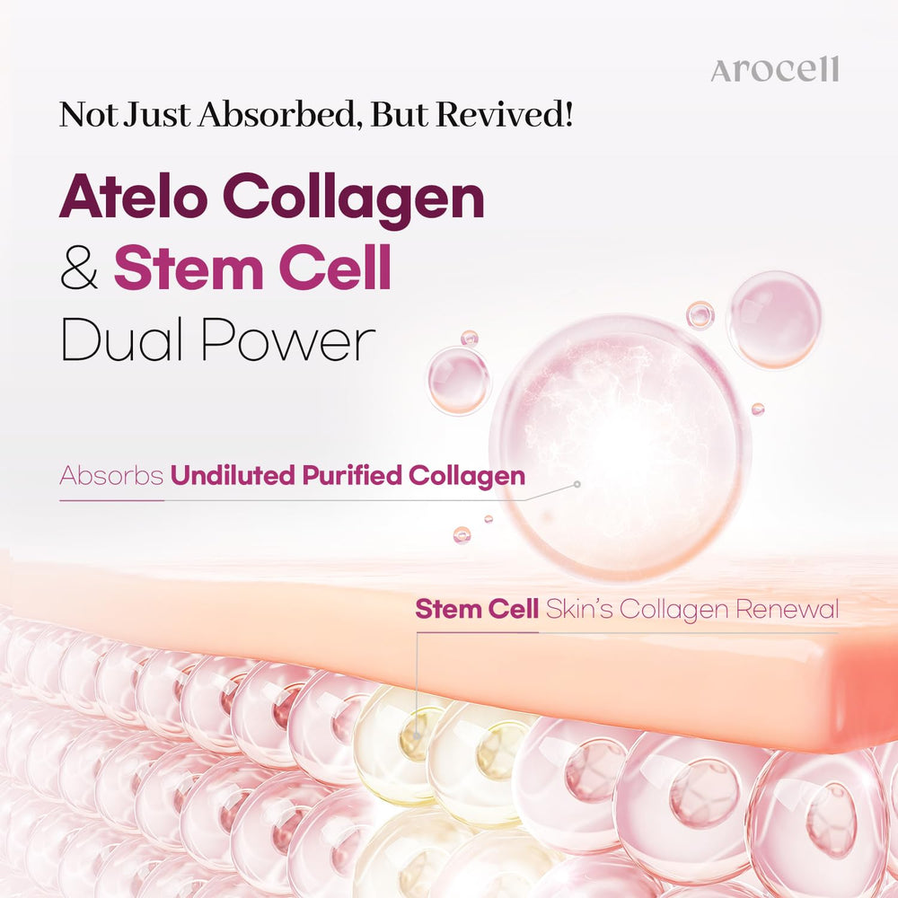 AROCELL Super Collagen Overnight Mask, textura hidrogel, hidrata y suaviza la piel